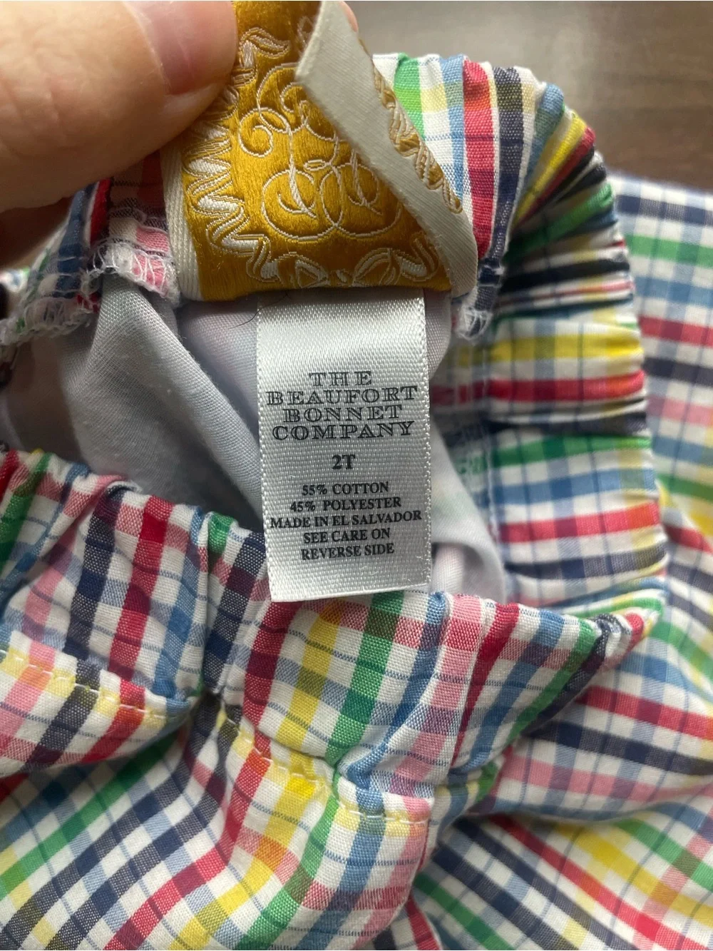 TBBC Multicolor Check Cotton Shorts